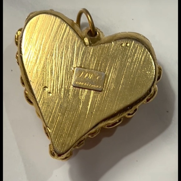Parure Vintage Jacky De G Collector Années 90 - Collier & Boucles D'Oreilles - Métal Doré